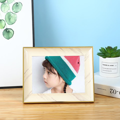 New Polished Marble Look Photo Frame with Instagram Style Plastic Frame, American Large-Surface Painting Frame Wholesale