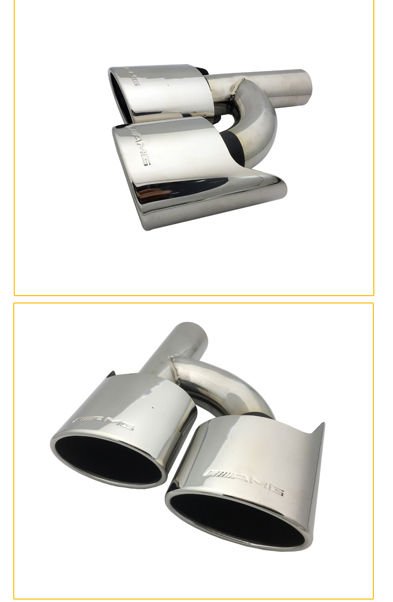 Factory Direct sales C- level tail throat 08-14 W204 four-out AMG tail tube tail nozzle exhaust pipe old C- level tail throat