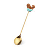 Q Creative Cartoon Small Sweed Sweed Glose Tablet Spoon Lollipop Matthalier Small Tone Mouse Spoon Fork