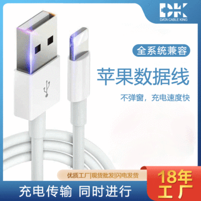 适用于苹果12XS 96编苹果线Linghtning线仿原装充电线快充线123米