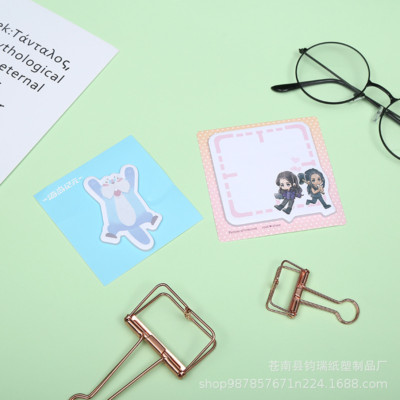 Creative ins style student office note post-it note wholesale memo carry-on stickers new opposite sex stickers