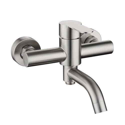 304 stainless steel shower faucet hot and cold bathtub faucet built into the wall bathroom triple faucet mixing valve concealed installation