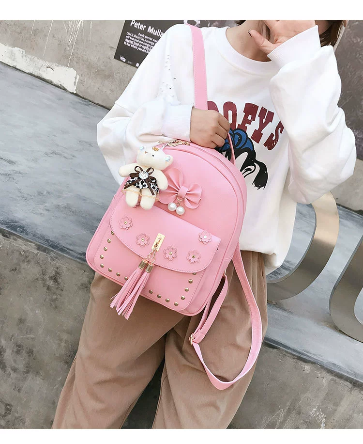 most stylish backpacks 2022 New Fashion Women's PU Student Fashion Child Mother Backpack cool backpacks accessories	