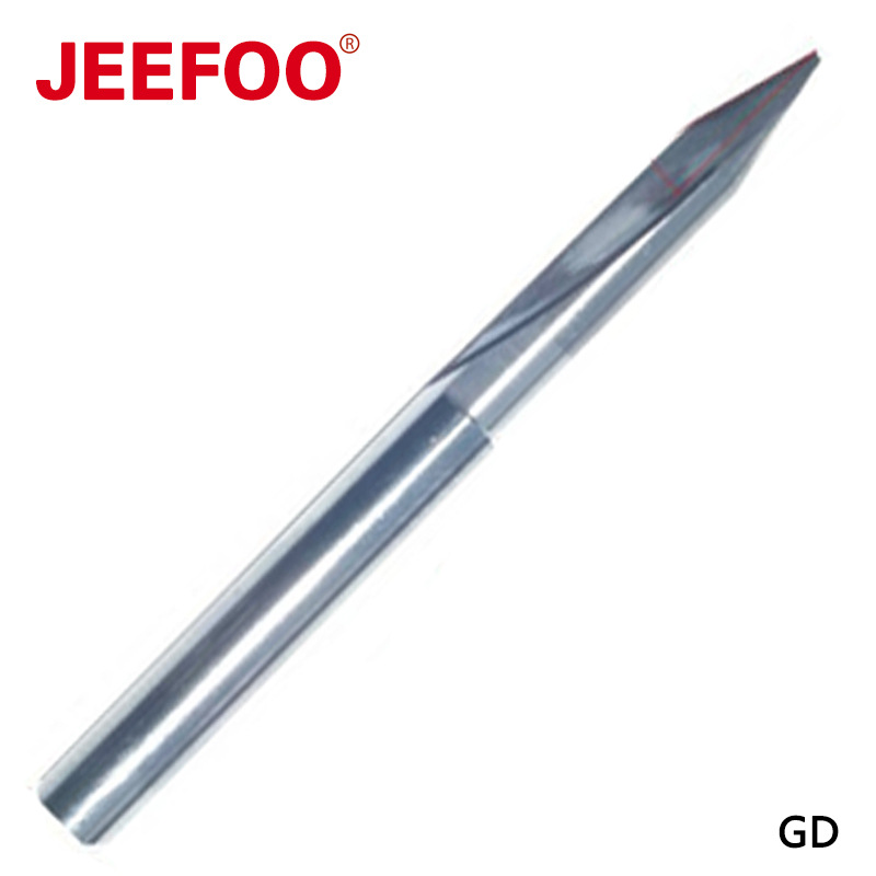 杰峰超长刃单刃直槽尖刀CNC数控锥度雕刻刀雕刻机刀具浮雕雕刻刀