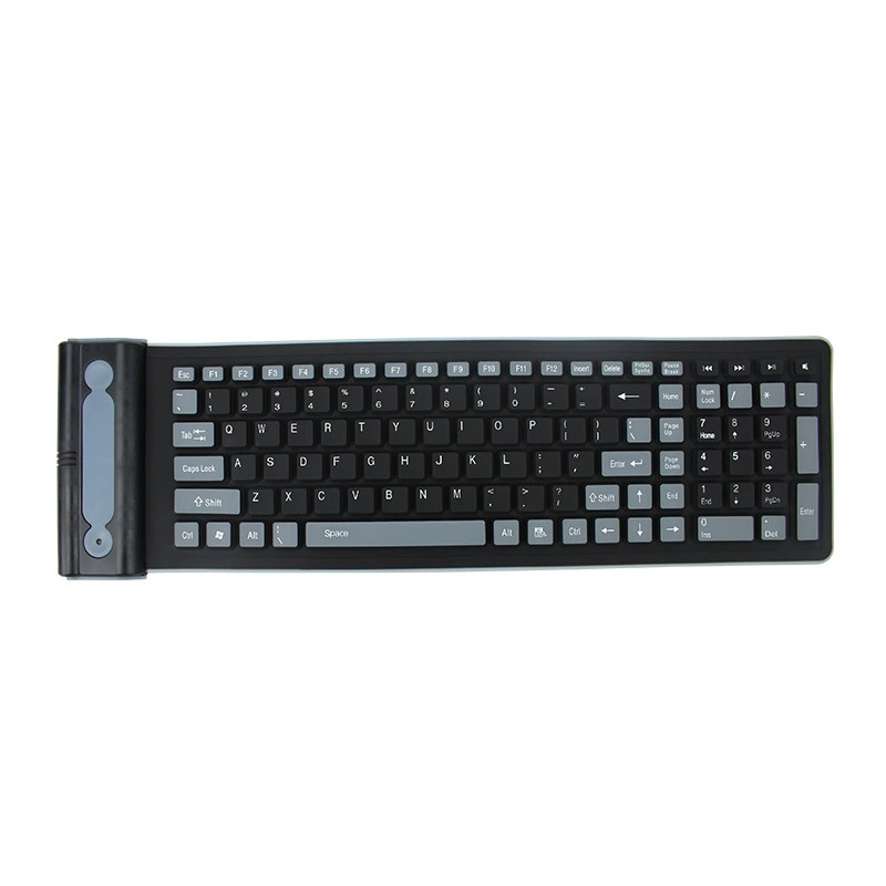 Silicone keyboard, mute handheld laptop