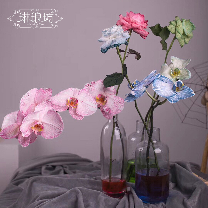 Color de la flor que absorbe el colorante solución de la cultura del ramo del tinte agente colorante floral Flower shop material 250ml ventas directas de la fábrica