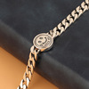 Chain, brand goods, bracelet, wholesale, silver 925 sample, punk style, simple and elegant design