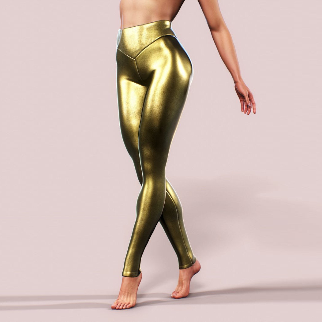 De 1 lote Amazon cintura alta estiramiento oro y plata pantalones de cuero sexy medias de cadera de plástico fabricantes de pantalones de las mujeres flacas europeas y americanas