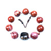 Round beads, one bead bracelet jade, rosary