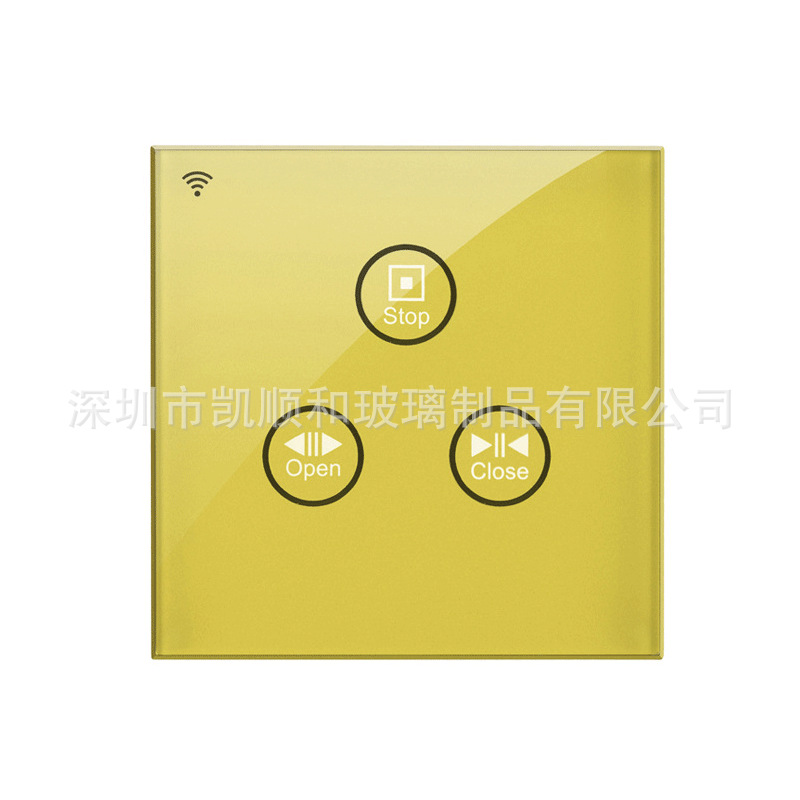 定制86创意开关面板玻璃 电子钢化玻璃面板 触摸光学玻璃面板