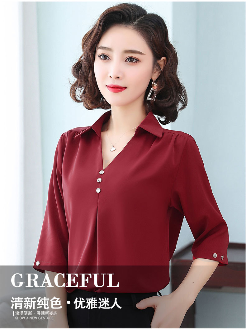 Chemisier en Mousseline de soie - Ref 3429274 Image 10