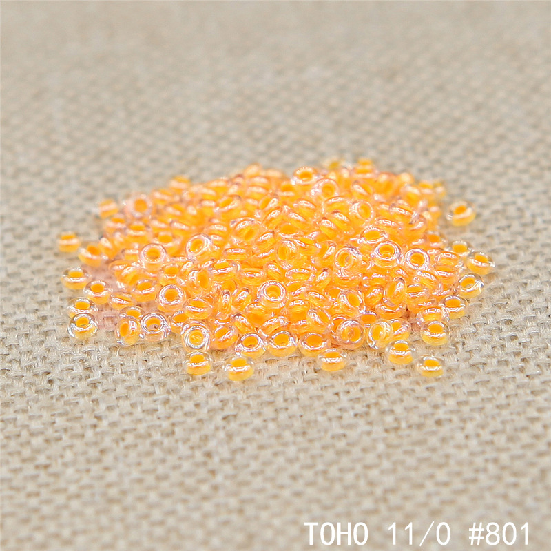 日本进口玻璃米珠TOHO东宝11/0甜甜圈系列散珠手工DIY饰品配件10g详情图2