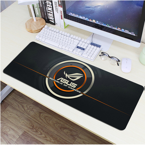 Factory wholesale 80X30 e-sports gaming mouse pad personalized custom thick edge locking Internet cafe table mat dropshipping boxed