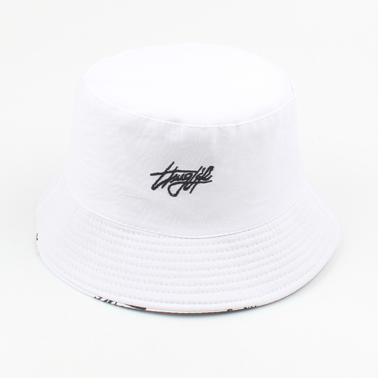 Korean Printed Letters Fashion Basin Hat display picture 4