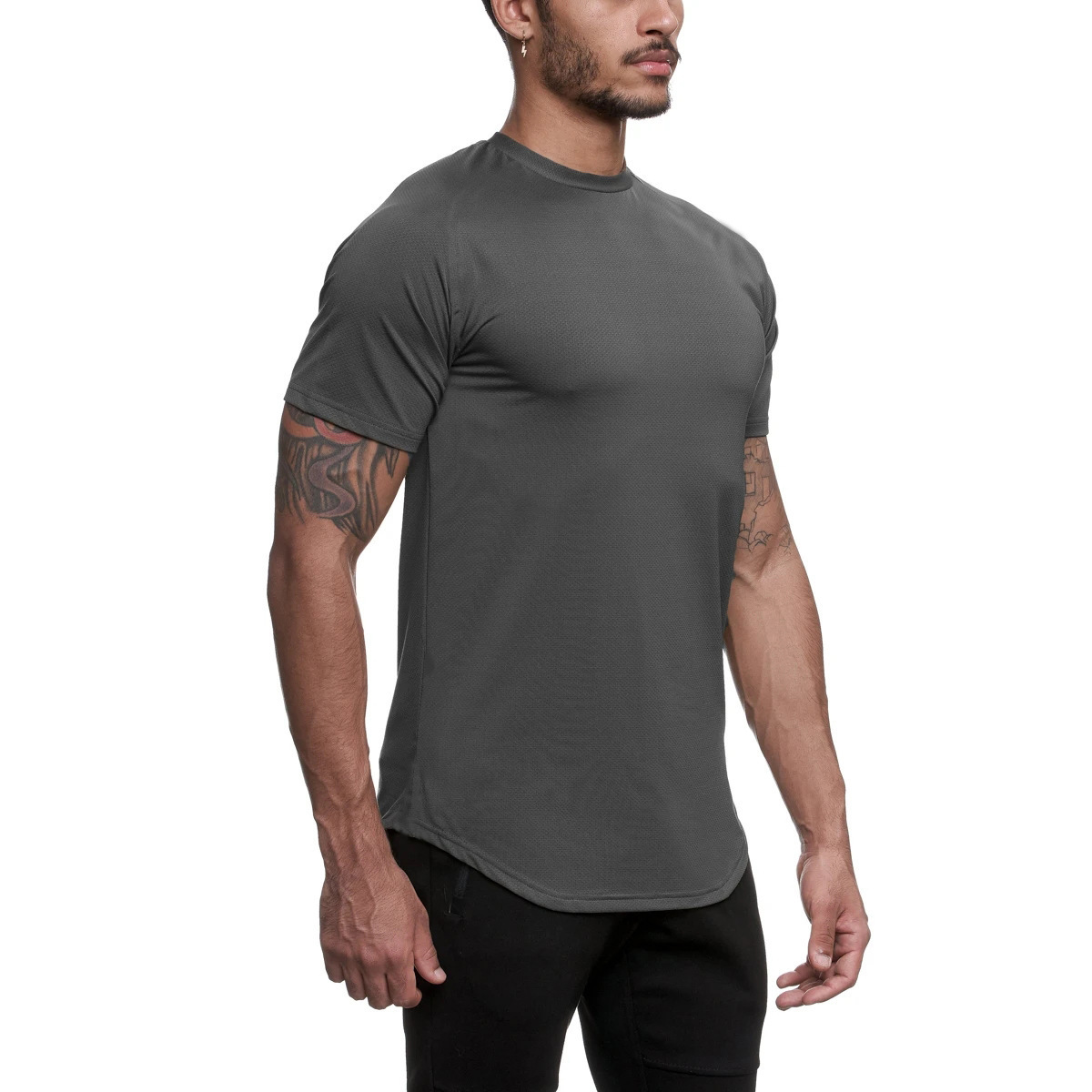 Men's Solid Color Camouflage Simple Style Round Neck Short Sleeve Loose Men's T-shirt display picture 19