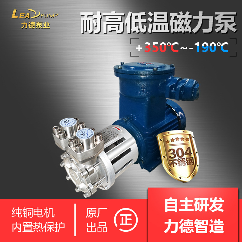 高温泵350℃ 低温泵-100℃ 供应模温机导热油泵 LEADPUMP磁力泵