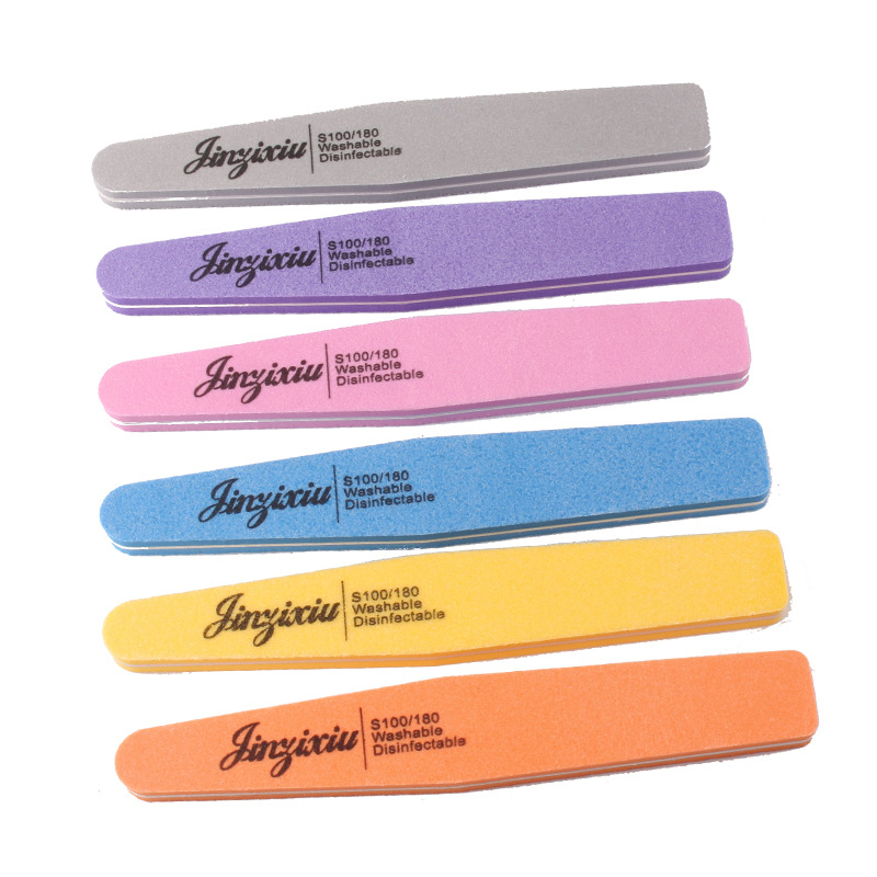 Cross-border nail art esponja en forma de diamante volante doble cara lavado esmalte de uñas esponja frotar tira herramienta de Arte de uñas traje