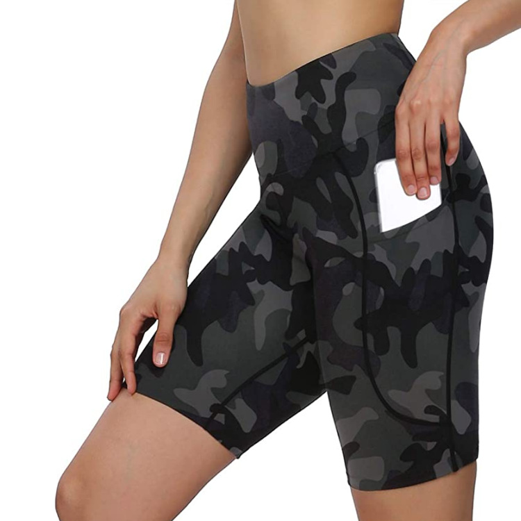 新款女装健身短裤  瑜伽健身运动跑步训练紧身长裤  XY246