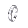 Ring for beloved suitable for men and women, zirconium, Korean style, wholesale