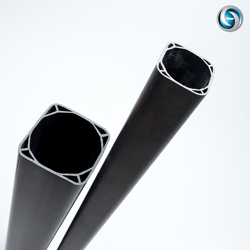 浙江厂家直供直埋黑色高强度复合材料PVC高强度塑合金通信保护管|ms