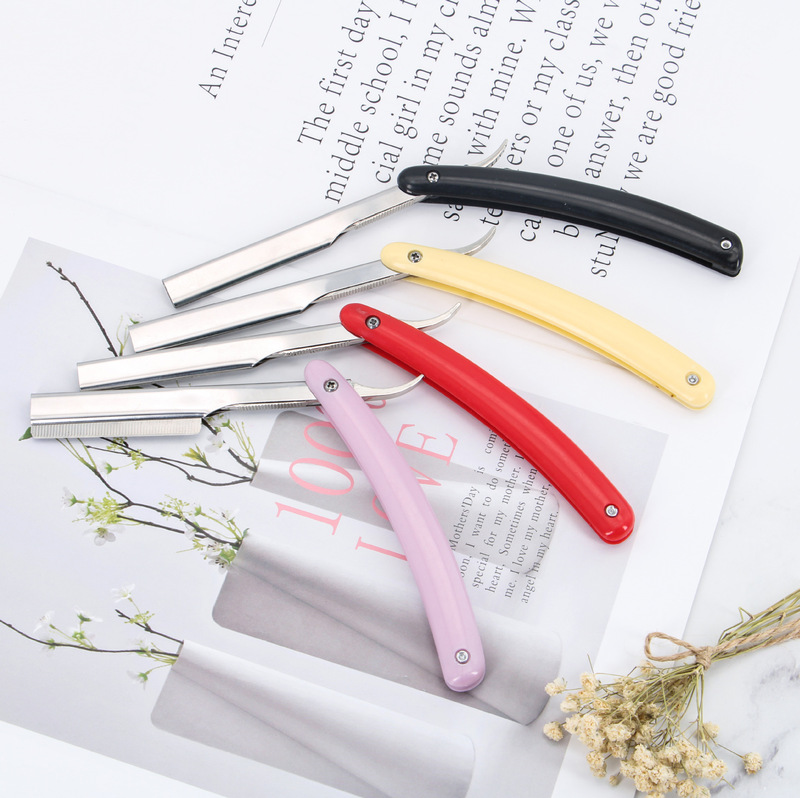 Old-fashioned Razor Manual Razor Beard Scraper Women's Eyebrow Fit Knife Rack Scraper Old-fashioned Razor
