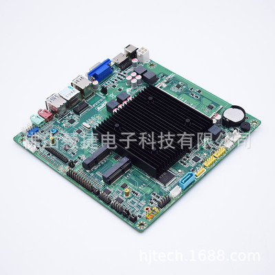 J1900迷你ITX工控主板无风扇低功耗超薄一体机查询机设备工业主板|ru