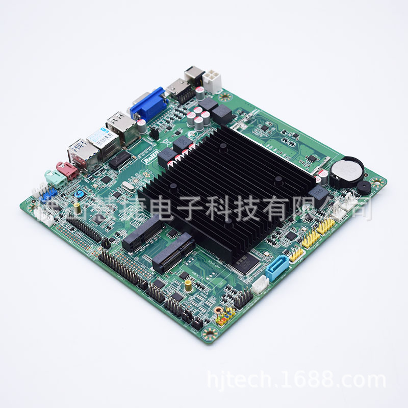 J1900迷你ITX工控主板无风扇低功耗超薄一体机查询机设备工业主板|ru
