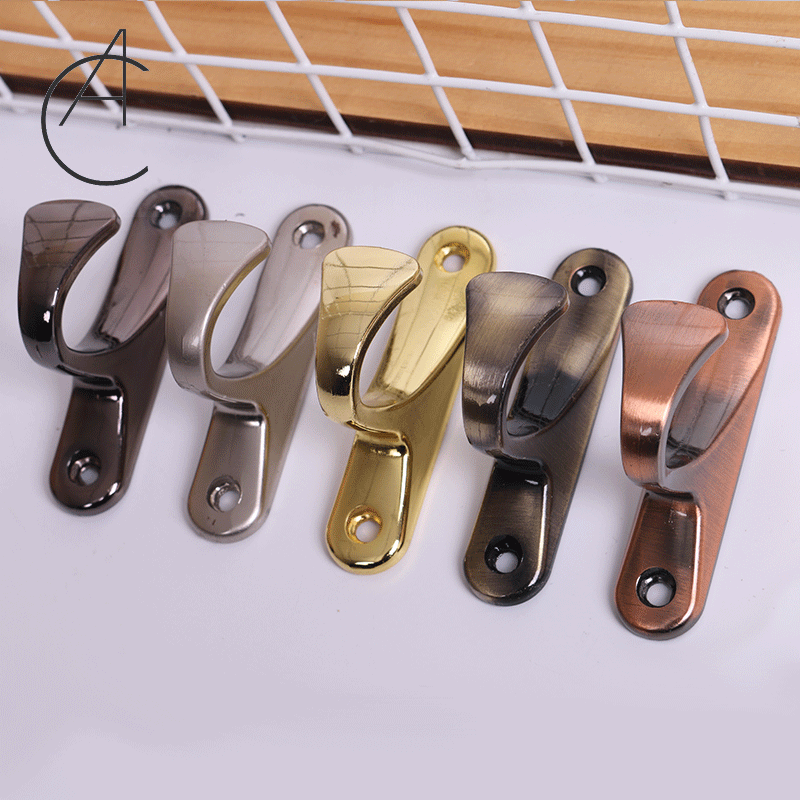 New hook curtain wall buckle wall hook accessories zinc alloy door and window hook multi-color optional manufacturers supply