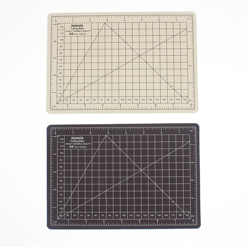 Junesix cutting pad, two-color double-sided pad, student model, A5 knife board, engraving pad