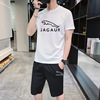 summer Korean Edition Versatile shorts leisure time suit 2020 new pattern Teenagers Men's motion Piece suit