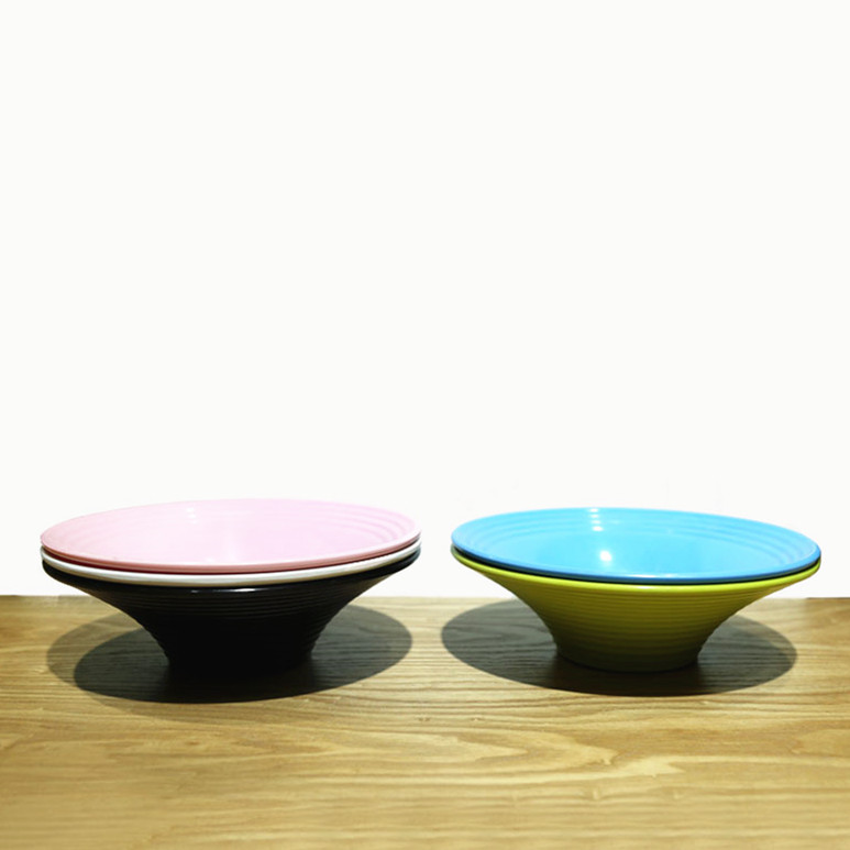 The manufacturer supplies 3-sized imitation porcelain succulent platter combination flowerpots to simulate succulent plants detail image 4