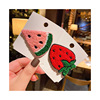 Fruit strawberry, cartoon hairgrip, hairpins, fashionable universal bangs, Japanese and Korean, new collection, internet celebrity