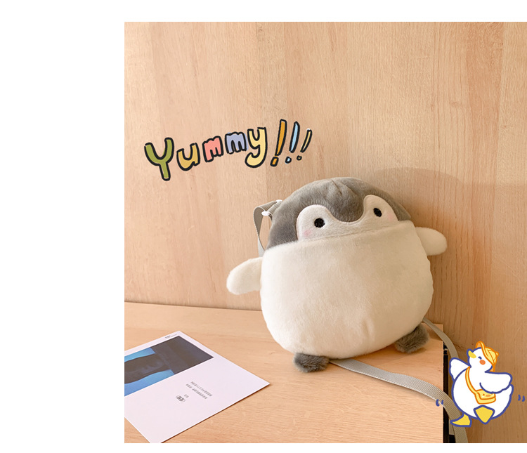 Cute Cartoon Penguin Plush Bag display picture 21