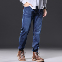 夏季新款黑色日系哈伦裤男潮流百搭休闲男士直脚长裤宽松牛仔男