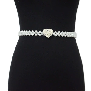 Lovely Pearl Women Waist Chain with Elasticity, Perfect for All Seasons Outfits