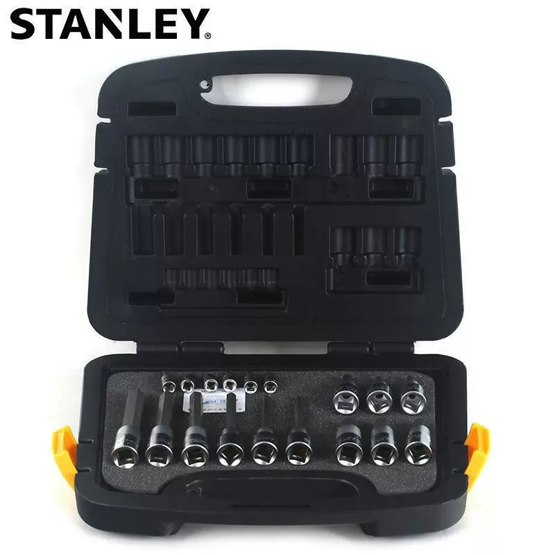Набор Stanley 18 предметов, профиль 6,3 мм и 12,5 мм, шестигранные насадки, серия 91-942-22