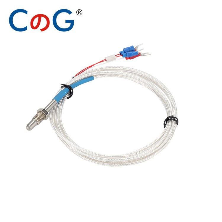 西崎热电偶 WZPT-02 温度传感器 螺钉式热电阻 PT100铂热电阻