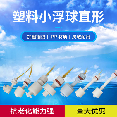厂家直销塑料小型浮球开关进口干簧管水位传感器液位控制器PP|ms