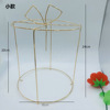 Factory shipped metal iron cake shelf creative flower stand metal cake pallet baking wedding props ornaments