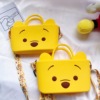 Cute cartoon bag, adjustable silica gel strap, wallet, mobile phone