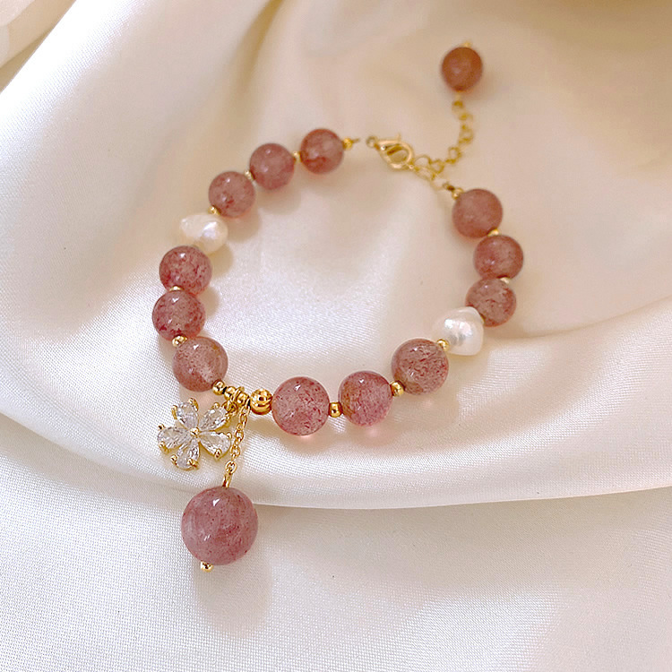 Fashion Geometric Copper Plating Artificial Gemstones Bracelets 1 Piece