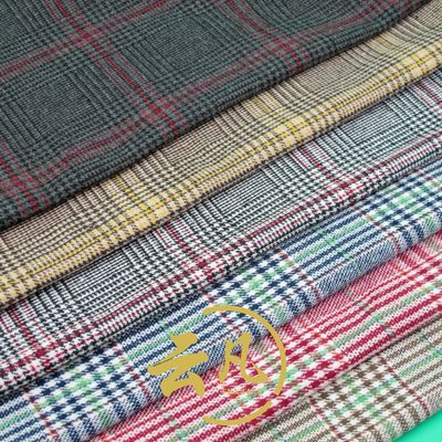 新款工厂 复古线条格子 英伦线条女装格子经典外套毛呢|ms