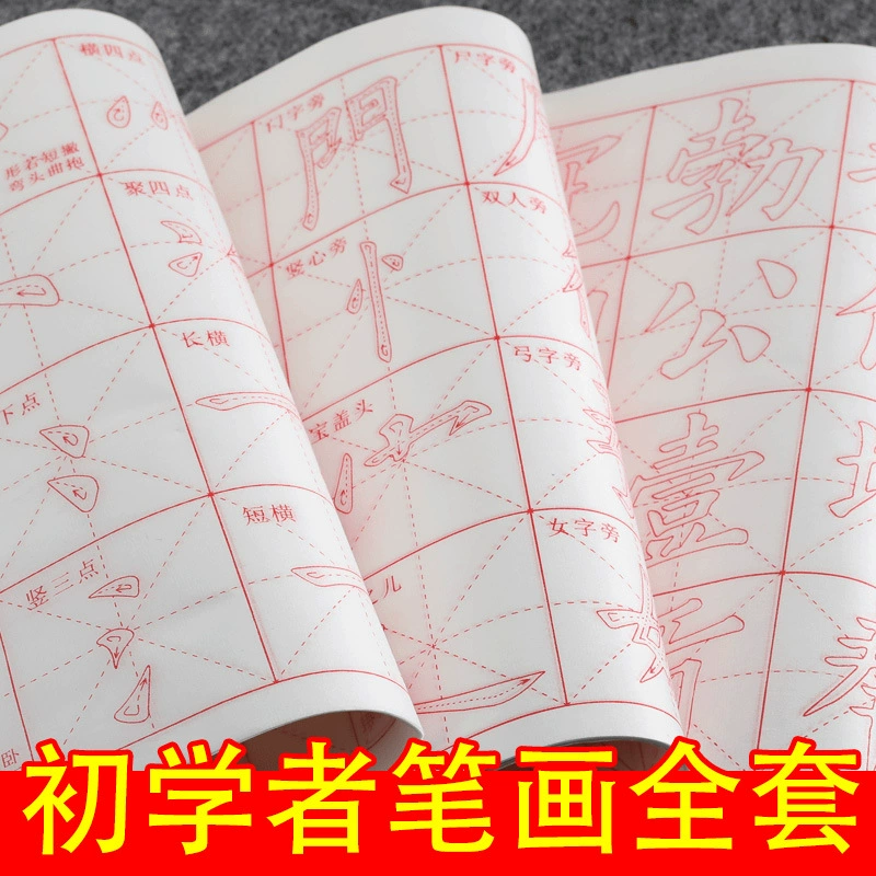 Обычный сценарий в европейском стиле в стиле Ян, штрихи, порядок каллиграфии, кисть, тетрадь, введение для начинающих, копия, Трассировка, красная рисовая бумага, сетка символов риса
