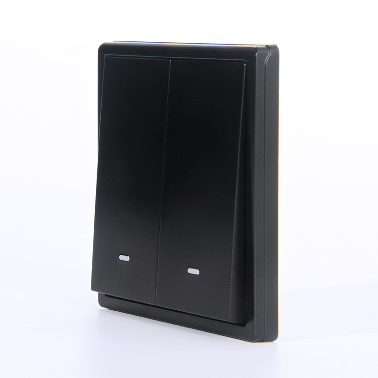 DC, lightweight black wall button indoor, switch key, new collection, 12v