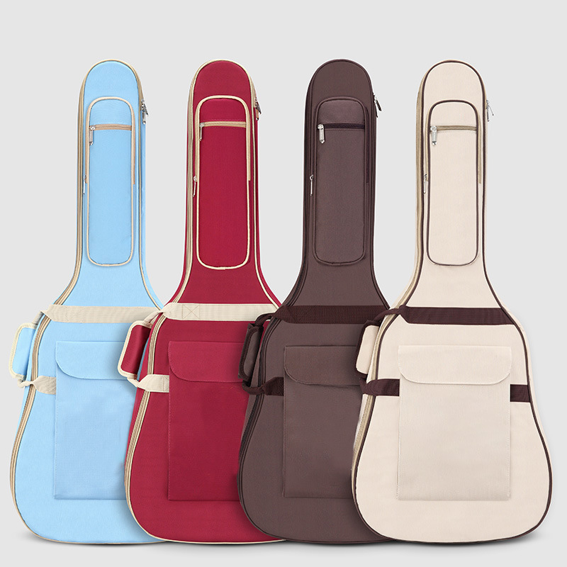 Cross-border exclusive folk guitar bag waterproof guitar bag 10MM sponge 36-inch 41-inch musical instrument bag Amazon