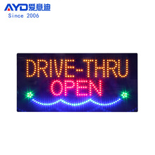  LEDVưlָʾ LED DRIVE THRU OPEN SIGN 30x60cm