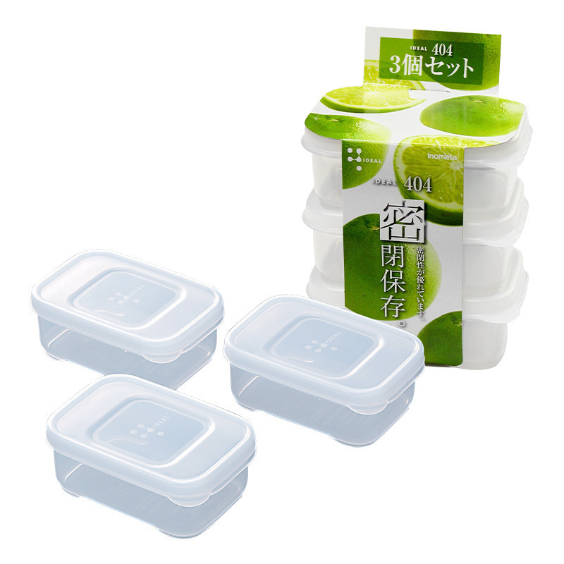Japanese kitchen snack fruit storage box preservation box rectangular sealing box promotional gift box wholesale 3P