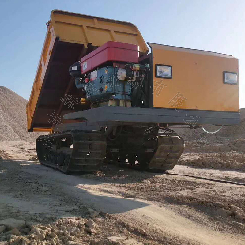 履带运输车 小型爬坡王 爬山虎农用机 山地自卸柴油拖拉机 履带车