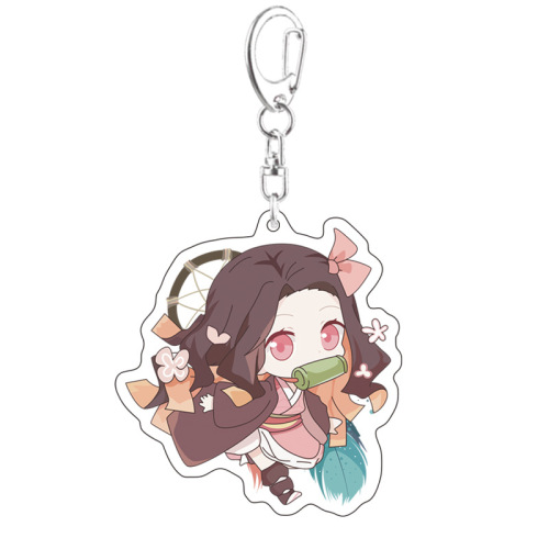 Manyun Kimetsu no Yaiba keychain My Wife Zenitsu Tsukuni Fate Ichino Rabbit anime creative student bag pendant