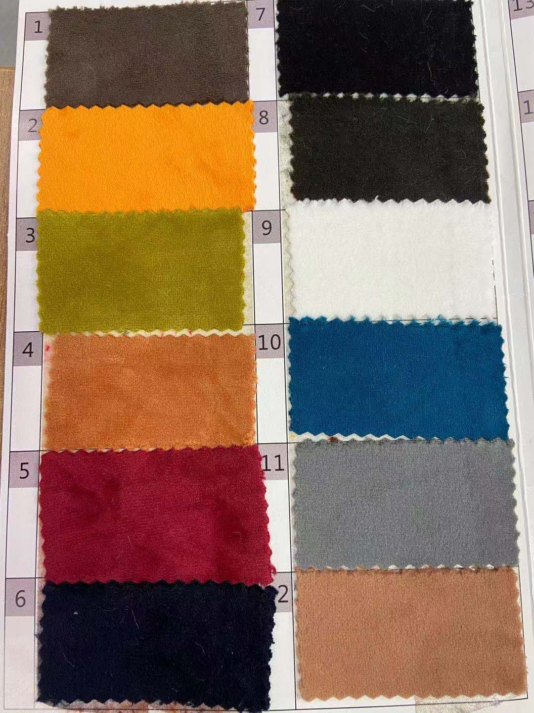 Spandex tela súper suave de alta elasticidad Cristal súper suave franela elástica de cuatro lados ropa para niños zapatos y sombreros bolsas de tela de peluche de juguete